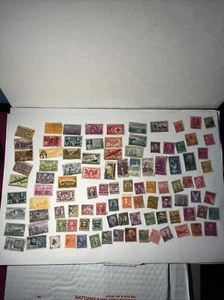 Vintage Lot Of 100 United States Stamps 1936-1962 - Picture 1 of 12