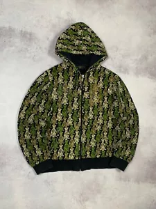 Vintage Ed Hardy Christian Audigier Zip Hoodie Size L - Picture 1 of 7