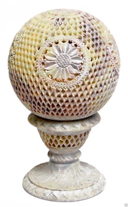 Marble Candle Holder Lamp Color Hand carved Aroma Lamp Home Decor - Picture 1 of 3