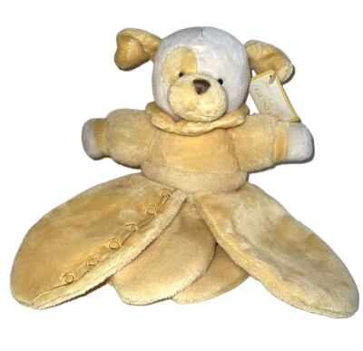 Manta Gund Amarilla Perro Cachorro Limón Pétalo Lovey 9" Peluche La Colección Bebe Foto 1 de 4