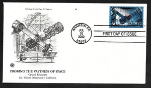#3409e 60c Probing Vastness of Space- Mt. Wilson Observatory, California PCS FDC - Picture 1 of 2