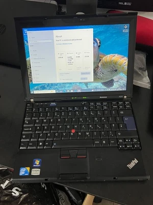 Lenovo X201 Laptop i7 4GB Ram 250GB SSD Windows 10 - Image 1 of 4