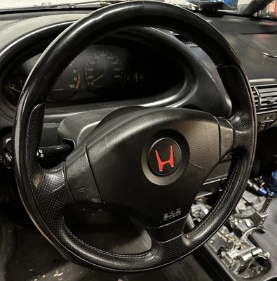 Volante HONDA Civic EK9 Tipo R Genuino MOMO Negro Foto 1 de 2