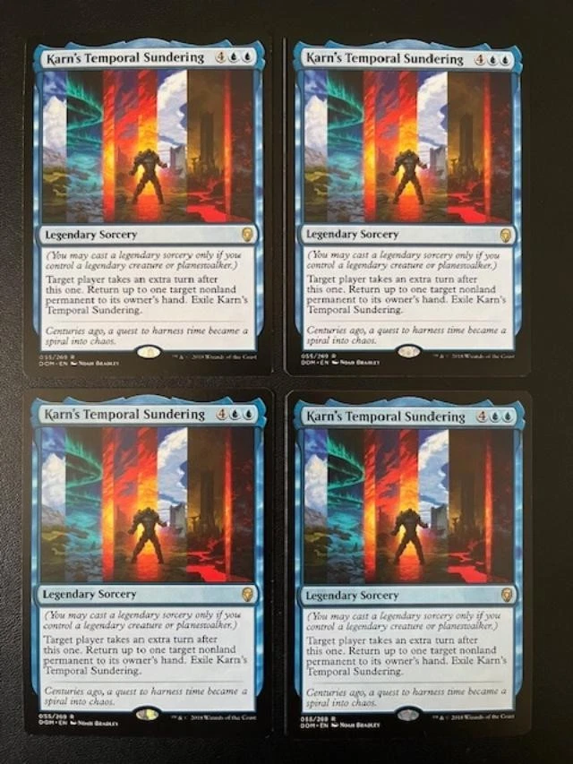 MTG- Karn's Temporal Sundering x4 - Dominaria - Image 1 of 1