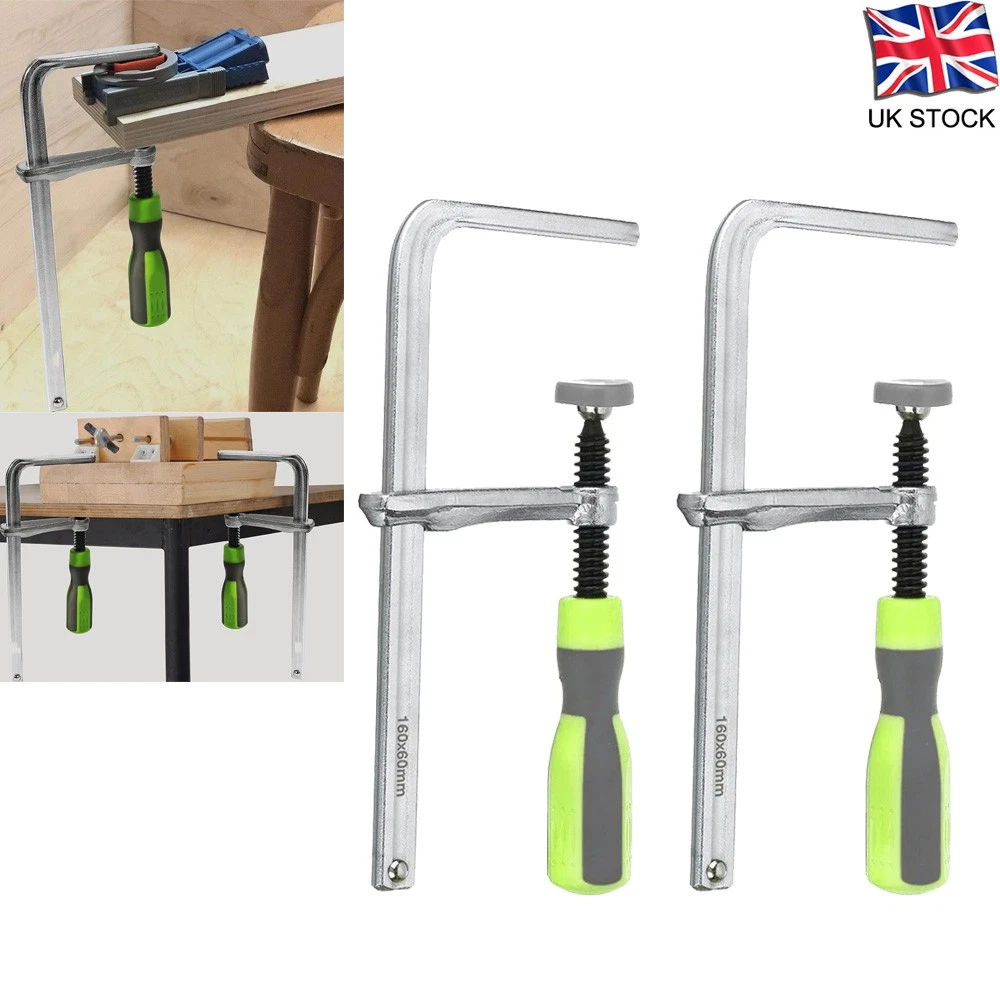 Garosa 6061 Aluminum T-Track Clamp - Mini Woodworking Hold Down Fixture With Stop Block