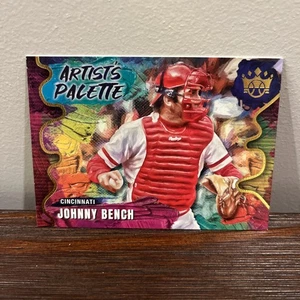 2022 Panini Diamond Kings - Artist's Palette JOHNNY BENCH #AP-15 🎨 Cincinnati - Bild 1 von 3