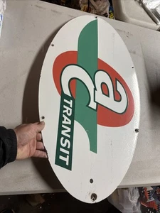 Vintage Original California AC Transit Porcelain Sign Alameda County 30” X 16.5” - Picture 1 of 16