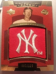 2004 Upper Deck Sweet Spot Classic - Team Logo Patch Whitey Ford #SSP-wf 067/125 - Bild 1 von 2