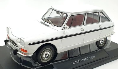 Norev 1/18 Scale Diecast 181679 - Citroen Ami Super 1974 - Meije White - Image 1 of 4