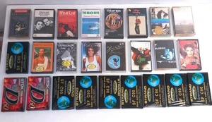Cassette Albums and Singles Job Lot with Blank Cassettes etc - Rock/Pop - Picture 1 of 7