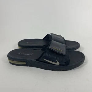 NIKE GOLF MAX AIR SLIDES SANDALS Black 317448-001 Men’s Size 13 2008 - Picture 1 of 8