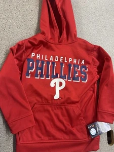 Boys XS (4/5) Philadelphia Phillies Hoodie Official MLB Merch - Picture 1 of 5