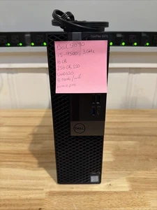 Dell 5070 SFF, i5-9500, 3.00GHz, 16GB RAM, 256GB SSD, Wifi, BTooth, Win11.P - Imagen 1 de 4