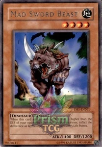 Mad Sword Beast rare DB1-EN201 Yugioh - Picture 1 of 1