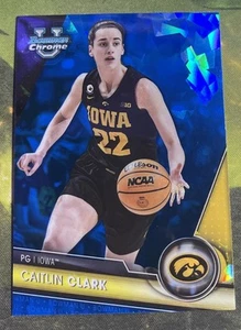 Caitlin Clark - 2023 Bowman U Cromo Zafiro - Iowa Hawkeyes - Imagen 1 de 3