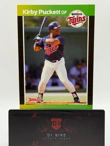 1989 Donruss - Kirby Puckett #182 *Denotes* Next to PERFORMANCE - Picture 1 of 2