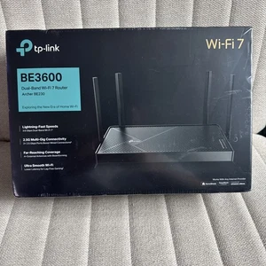 BRAND NEW (SEALED) TP-Link Dual-Band BE3600 Wi-Fi 7 Router (Archer BE230) - Picture 1 of 9