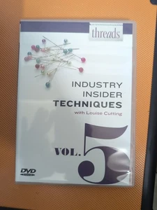 Threads Industry Insider Techniques, Vol. 5 by Cutting, Louise DVD 📀 - Imagen 1 de 5