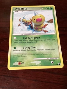 Pokemon Diamond & Pearl Great Encounters Weedle Lvl5 93/106 - Picture 1 of 2