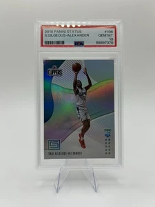 2018-19 Panini Status Rookies 1 Shai Gilgeous-Alexander #106 (RC) PSA 10 MVP - Foto 1 di 2