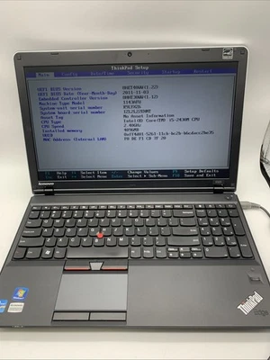 联想 ThinkPad E520 英特尔 i5-2430M 2.4GHz 无驱动器 4 GB RAM 无操作系统 无电池 — 第 1/4 张图片