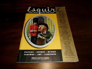 MAY 1937 ESQUIRE MAGAZINE STEPHEN VINCENT BENET FRANK SCULLY GEORGE PETTY PIN-UP - Picture 1 of 24