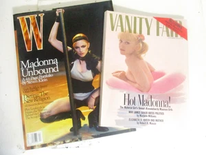 2 Zeitschriften mit Madonna Vanity Fair 1992 & W 2003 - Bild 1 von 8