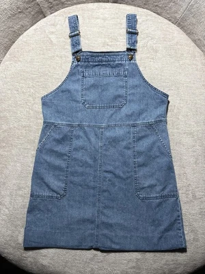 Jersey Woolrich Denim Mujer Medio Azul Bolsillos Delantales Ajustables Foto 1 de 4