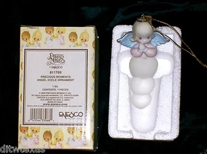 Precious Moments Ornament Angel Icicle #811769-Yr.2000 Mint Cond. W/Packaging - Picture 1 of 1