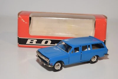 A90 1:43 RUSSIAN NOVOEXPORT CCCP USSR VOLGA BONRA TA3 24-02 BLUE MIB - Image 1 of 4