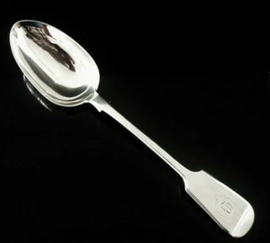 Sterling Silver Serving Spoon, John Stone, Exeter Antique 1856 - Picture 1 of 12