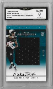 2017 Dede Westbrookx/99 RC Auto Jersey NM-8 Card - Bild 1 von 2