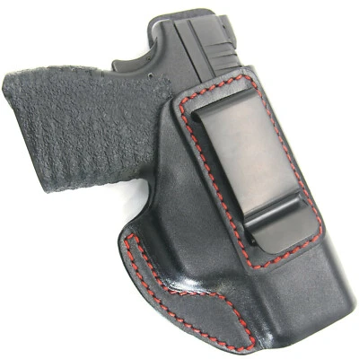 K TACTICAL For Springfield XD-S .45 9mm IWB Leather Holster Right Handed Conceal Carry CCW