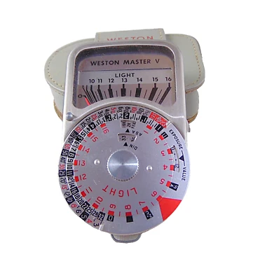 Weston Master V Light Meter Model 748 with Case FREE USA SHIPPING Please READ - Image 1 of 4
