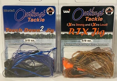 Outkast Tackle Jig Lote de 4 Plantillas Variedad Foto 1 de 4