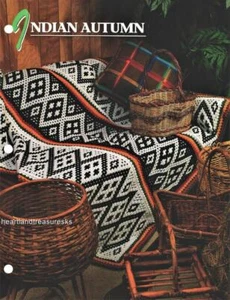 Indian Autumn Annie's Attic Crochet Pattern Leaflet - Picture 1 of 1