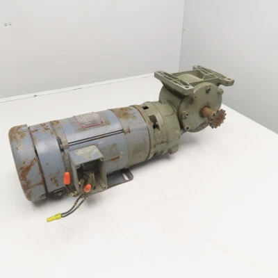Baldor 27A02W64 90-100V Dc 3/4Hp Gear Motor 39:1 Ratio 45RPM Salida Probado - Imagen 1 de 4