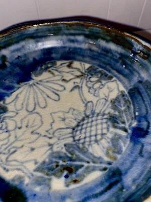 Tazón de porcelana azul y blanco Early Yuan hornos Jingdezhen 8”D 731G c.1320-1368 Foto 1 de 4