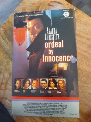 Agatha Christie's Ordeal By Innocence VHS NTSC Donald Sutherland Faye Dunaway - Image 1 of 4