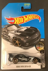 2015 Hot Wheels Nightburnerz ‘09 Dodge Viper SRT10 ACR black/ decals 8/10 - Picture 1 of 4