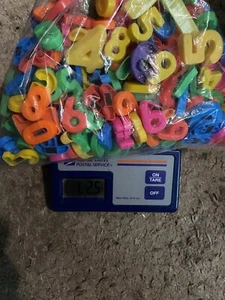 298 Refrigerator Magnet Numbers Learning Toy Math Colors Sizes Lot - Picture 1 of 6