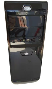CASE PER PC ATX CON ALIMENTATORE 600W VENTOLA 12cm USB 2.0+AUDIO FRONTALI AK40 - Foto 1 di 3