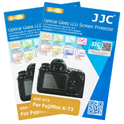 JJC 2PCS Tempered Glass Screen Protector Film for Fujifilm Fuji X-T3 XT3 Camera - Image 1 of 4