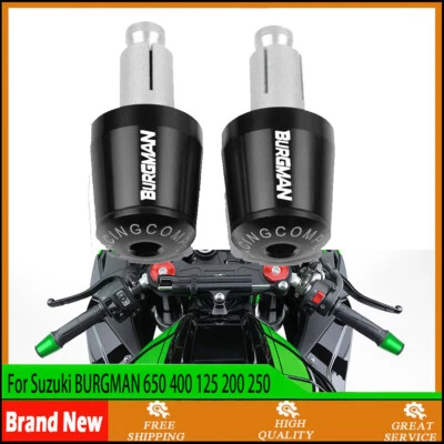 For Suzuki BURGMAN 650 400 125 200 250 Motorcycle CNC Handlebar Plug End Cap Foto 1 de 4
