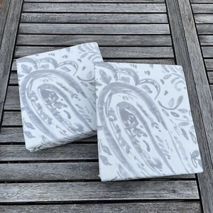 Pottery Barn Melana Paisley Rod Pocket Set Of 2 Curtains Cotton Lined 50”x84” - Picture 1 of 5