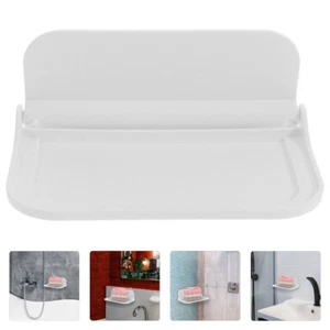 Foldable Storage Shelf Simple Wall Hanging Rack Bathroom Organizing Board - Picture 1 of 12