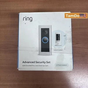 Ring Advanced Security Kit – Doorbell Pro 2 + Stick Up Cam, Wi-Fi, 1080p - Picture 1 of 8
