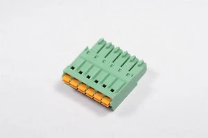 1952306 Phoenix Terminal Block Plug Female Vert 6 Pos 1 Row 3.50mm In-Line NOS - Picture 1 of 4