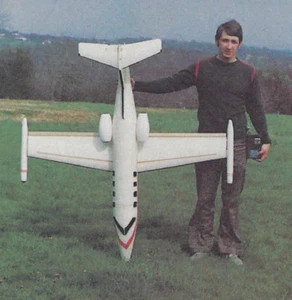 1/9 Scale 1/2A Foam Learjet 35 Plans,Templates and Instructions 55ws - Picture 1 of 4