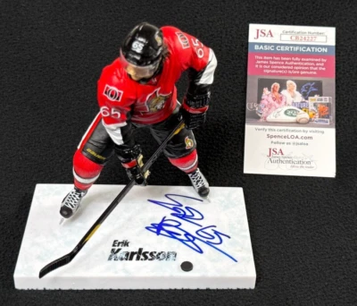 Erik Karlsson Full Name Signed Ottawa Senators McFarlane Figure JSA COA - Image 1 of 4